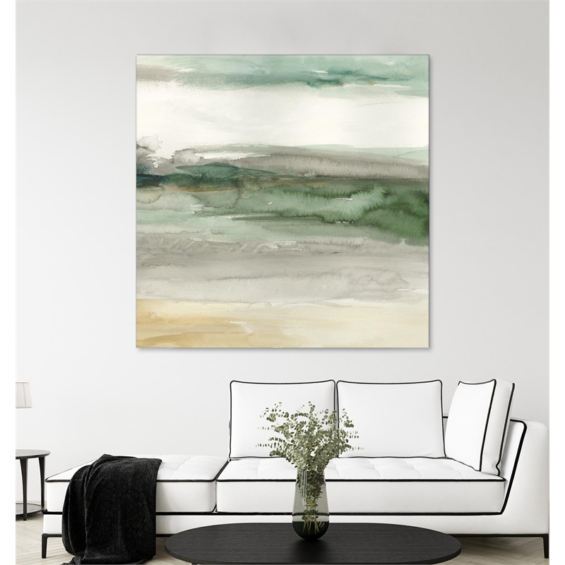 Pemberly Row 72x72 Look Out Fine Art Giant Canvas Print in Multi-Color