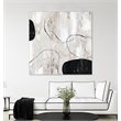 Pemberly Row 72x72 Falling Stones Fine Art Giant Canvas Print in White