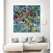 Pemberly Row 84x84 Carpe Diem 2 Fine Art Giant Canvas Print in Yellow