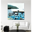 Pemberly Row 84x84 Boats Fine Art Giant Canvas Print in Multi-Color