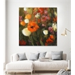 Pemberly Row 84x84 Prairie fleurie Fine Art Giant Canvas Print in Green