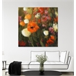 Pemberly Row 84x84 Prairie fleurie Fine Art Giant Canvas Print in Green
