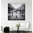 Pemberly Row 72x72 The Decisive Leap Fine Art Giant Canvas Print in White