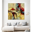 Pemberly Row 84x84 Edge Fine Art Giant Canvas Print in Yellow