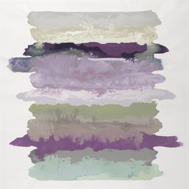Pemberly Row 72x72 Flowing Energy Fine Art Giant Canvas Print in Multi-Color