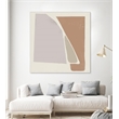 Pemberly Row 72x72 Machine Abstract Fine Art Giant Canvas Print in Multi-Color
