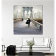 Pemberly Row 72x72 Bridge to New York Fine Art Giant Canvas Print in Multi-Color