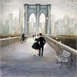 Pemberly Row 72x72 Bridge to New York Fine Art Giant Canvas Print in Multi-Color