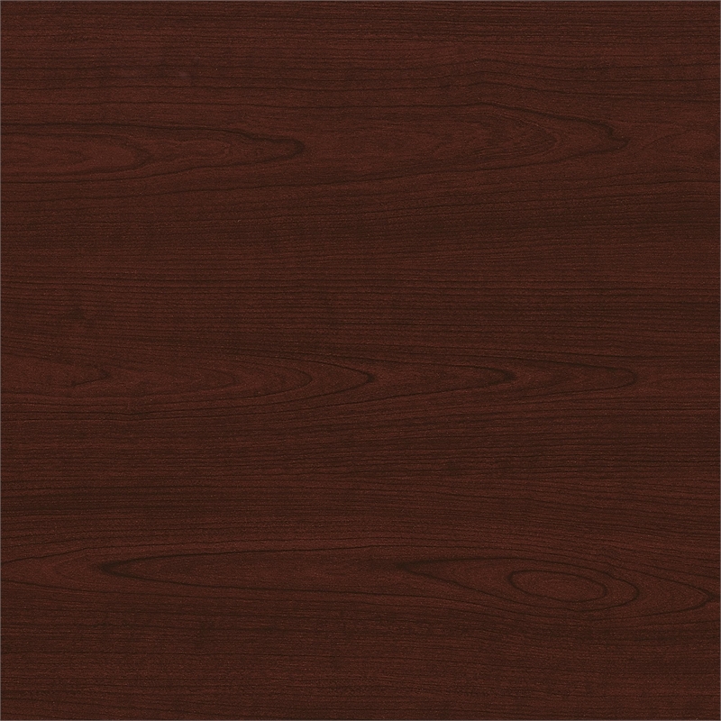 Pemberly Row Executive Desk and Two 5 Shelf Bookcases in Cherry