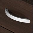Pemberly Row 3 Drawer Mobile File Cabinet in Black Walnut - Engineered Wood