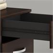 Pemberly Row 3 Drawer Mobile File Cabinet in Black Walnut - Engineered Wood