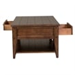 Pemberly Row Modern / Contemporary Dark Brown Cocktail Table