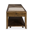 Pemberly Row Modern / Contemporary Medium Brown Cocktail Table