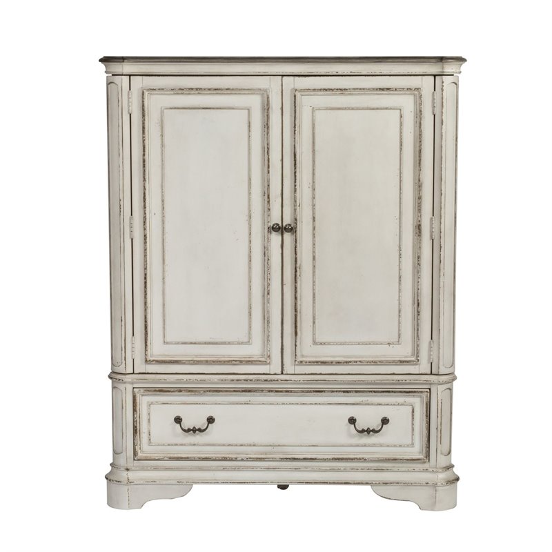 Pemberly Row Modern / Contemporary Magnolia Manor White Door Chest