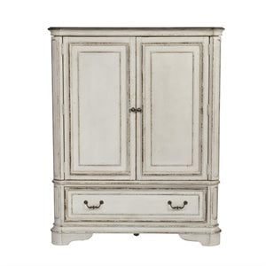 Pemberly Row Modern / Contemporary Magnolia Manor White Door Chest
