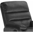 Pemberly Row Contemporary Transitional Recliner Chair Dark Gray