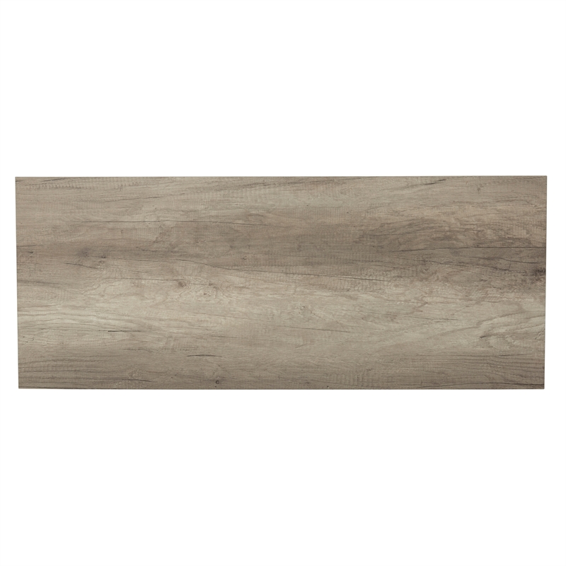 Pemberly Row Contemporary Transitional Light Brown Bench (RTA)