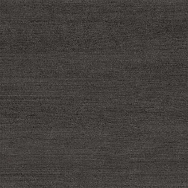 Pemberly Row 36W Bookcase Hutch in Storm Gray - Engineered Wood
