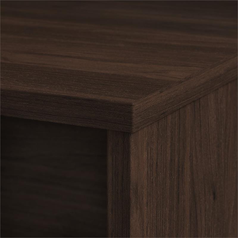 Pemberly Row 72W x 24D Credenza Desk in Black Walnut - Engineered Wood