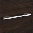 Pemberly Row Low Storage Cabinet with Drawers in Black Walnut - Engineered Wood