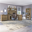 Pemberly Row Modern 60W Hutch in Reclaimed Pine - Engineered Wood