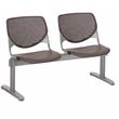 Pemberly Row 2 Seats Reception Bench - Brownstone Seats & Back