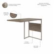 Pemberly Row 42W x 24D Desk Return/Bridge in Modern Hickory - Engineered Wood