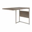 Pemberly Row 42W x 24D Desk Return/Bridge in Modern Hickory - Engineered Wood