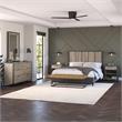 Pemberly Row Full/Queen Size Headboard in Modern Hickory - Engineered Wood