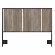Pemberly Row Full/Queen Size Headboard in Modern Hickory - Engineered Wood