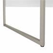 Pemberly Row 60W x 30D Computer Table Desk in White - Engineered Wood