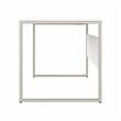 Pemberly Row 60W x 30D Computer Table Desk in White - Engineered Wood