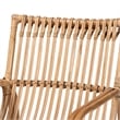 Pemberly Row Contemporary Bohemian Natural Rattan Accent Chair