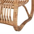 Pemberly Row Contemporary Bohemian Natural Rattan Accent Chair