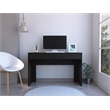 Pemberly Row 2-Drawer Engineered Wood Writing Computer Desk in Black