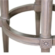 Pemberley Row Wood Weathered Gray Counter-Height Swivel Bar Stool Rectangular 24