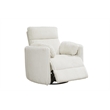 Pemberly Row Power Swivel Glider Recliner Two Pack in White
