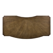 Pemberly Row Contemporary Medium Brown 5 Piece Jr Executive set