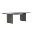 Pemberly Row Modern / Contemporary 8' Conference Table in Gray Steel