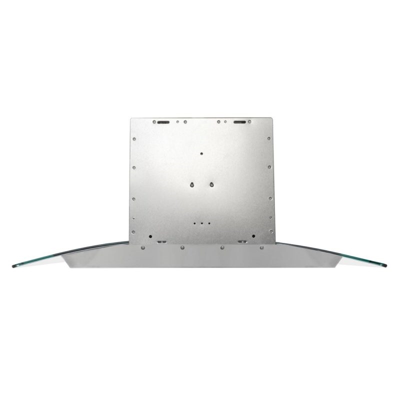 Pemberly Row 380 CFM Ducted Wall Mount Stainless Steel Range Hood - Silver