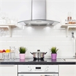 Pemberly Row 380 CFM Ducted Wall Mount Range Hood Kitchen Hood - Stainless Steel