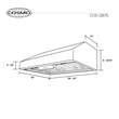 Pemberly Row 30 in. Ducted Under Cabinet 500 CFM Range Hood in Stainless Steel