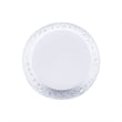 Pemberly Row Modern / Contemporary Aluminum Side Table in White