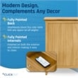 Pemberly Row Side Table with Single Drawer and Storage Cabinet Light Brown