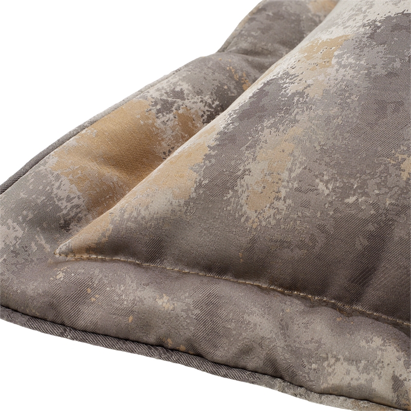 Pemberley Row Polyester Jacquard Patina Gray/Tan Comforter Set Modern King 110