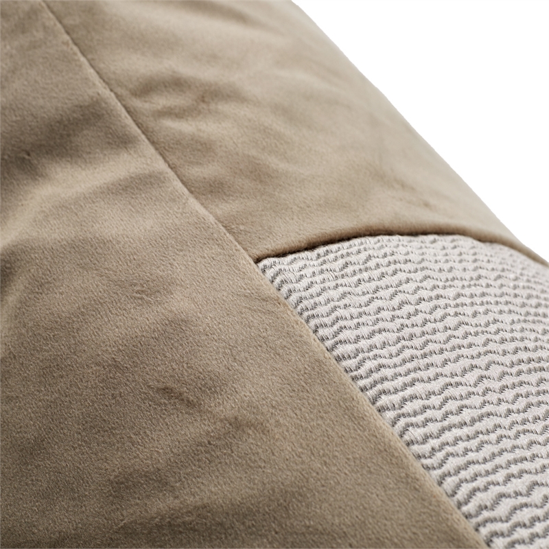 Pemberley Row Polyester Jacquard Patina Gray/Tan Comforter Set Modern King 110