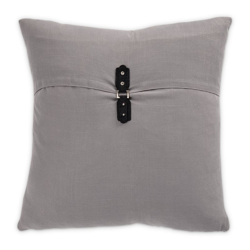 Pemberly Row 7-piece Linen Blend Fabric Queen Duvet Set - Gray