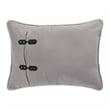 Pemberly Row 7-piece Linen Blend Fabric Queen Duvet Set - Gray