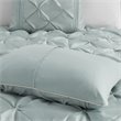 Pemberly Row 7-Piece Polyester Polyoni Comforter Set w/ Pleats in Green