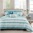 Pemberly Row 6-Piece Quilted Microfiber Coverlet Set in Blue